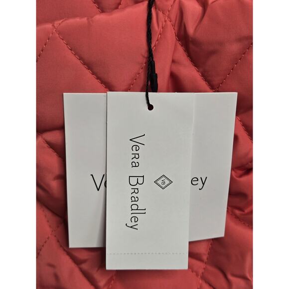 Vera Bradley NWT Quilted Medium Travel Bag trolley sleeve Blush Sienna - Picture 8 of 17